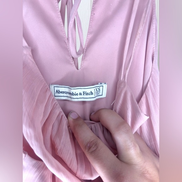 ABERCROMBIE & FITCH Women’s Sheer Layered Midi Dress - Picture 6 of 9